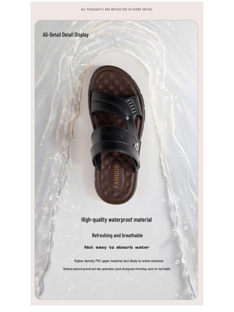 Men's 2025 Summer Waterproof Non-Slip Beach Sandals & Slippers