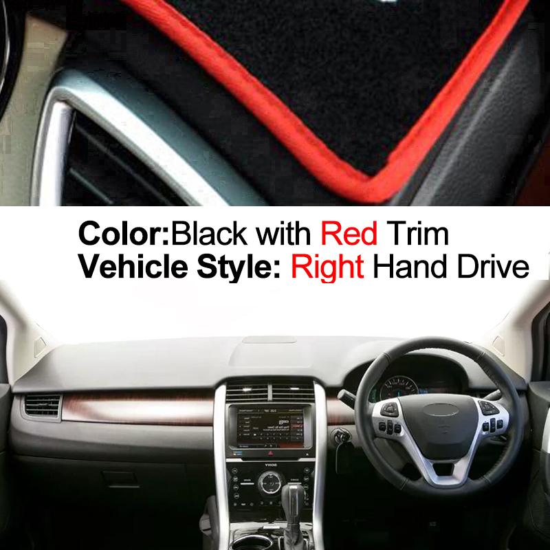 Car Inner Dashboard Cover For Ford Edge 2014 2013 2012 2011 2010 2009 2008 2007 Auto Dash Mat Carpet Cape Sun Shade