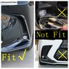Car Front Fog Lamp Light Frame Ring Cover Trim For LEXUS NX 260 350h NX260 NX350h  - 2025 ABS Chrome Accessories Exterior