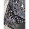Export Single High Texture Street Cool Scale Sequin Shiny High Waist Birthday Banquet Party Skirt Skirt