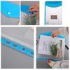 A4 Files Binder Folders Organizer 11 Holes Expandable Binder Pocket Envelope File Folders Perforated Pockets Plastic Waterproof