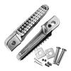 31BC Aluminum Motorcycle Foot Pegs Rear Passenger Footrest Easy to Mount for Bikes