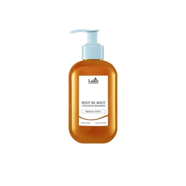 Lador Root Reboot Vitalizing Shampoo 350ml 1ea/2ea Set Propolis for Dry Scalp Anti-Hair Loss K-Beauty 350ml  1ea