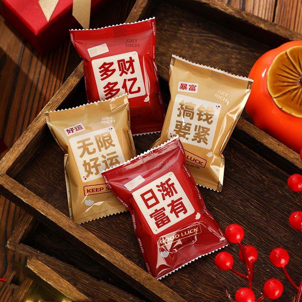 100pcs Handmade Snowflake Crisp Packaging Bag Transparent New Year Sealing Bag Snack