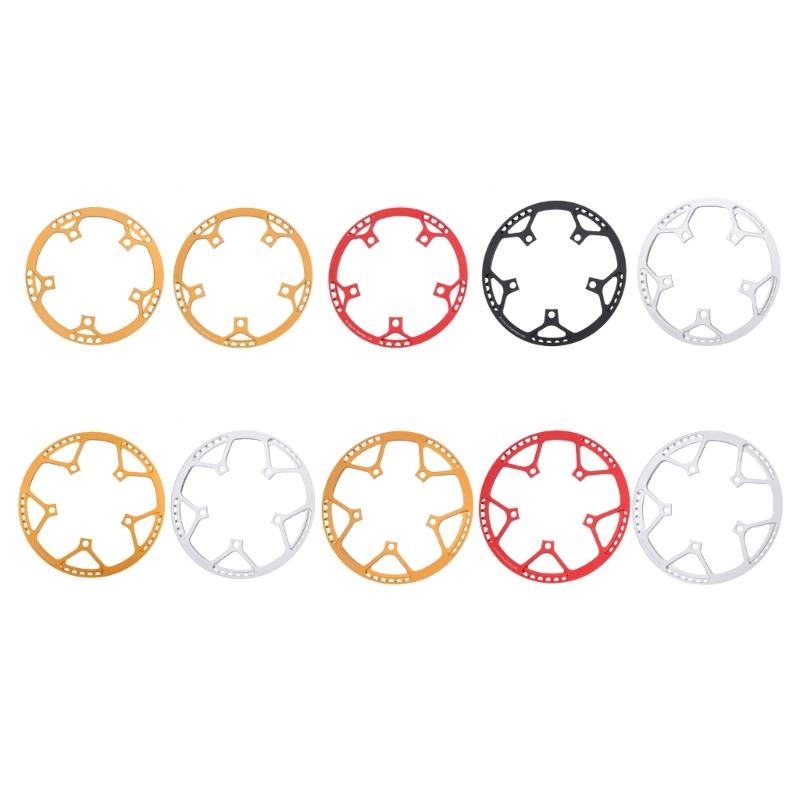 130mm BCD 45T 47T 53T 56T 58T Single Speed Kettenblatt für Falträder Aluminiumlegierung Faltrad Kettenblatt Kurbelgarnitur