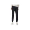 Fila Solid Color Logo Drawstring Cuffed Casual Pants Women Bottoms Black F11W318608F-BK