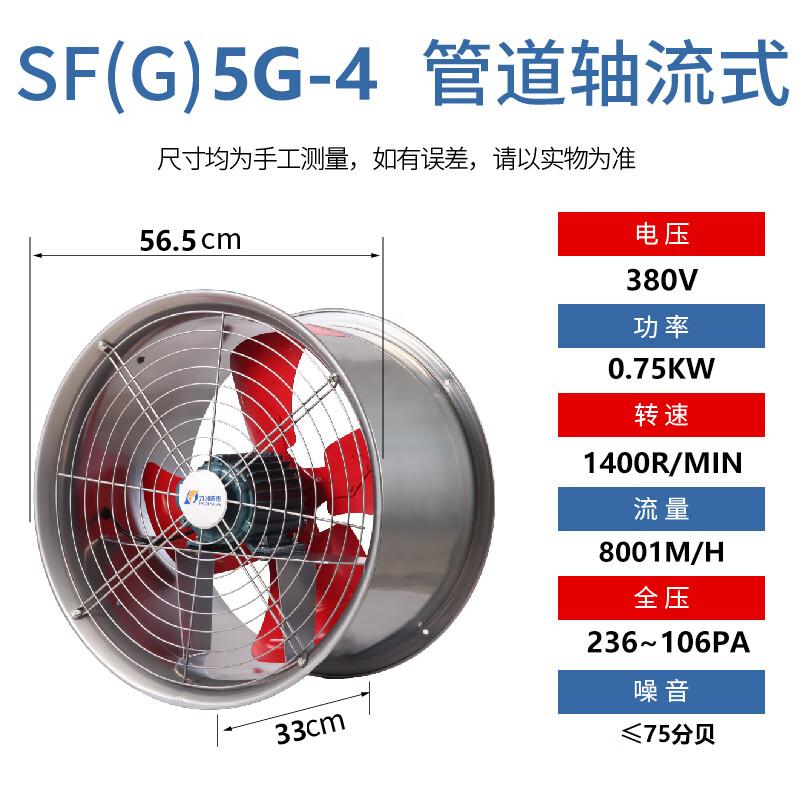 Jiuzhou Puhui Industrial Axial Flow Duct Exhaust Fan