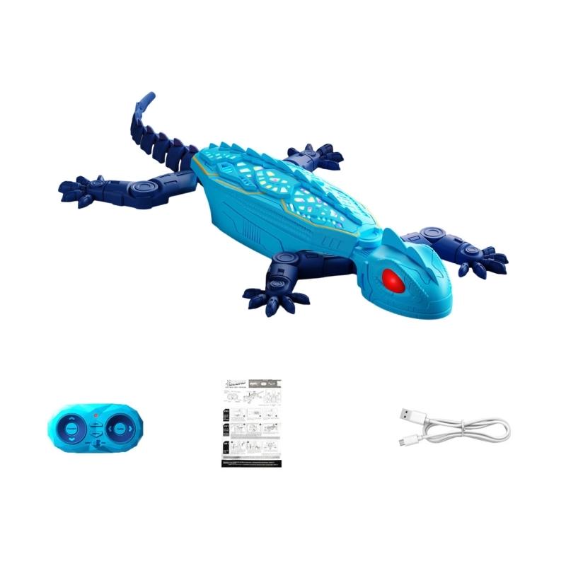 LED Wall Climbing Crawler Toy with Handheld Controller, Rechargeable Novelty Toy with Charging Cable for Indoor Play