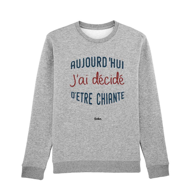 Dámská mikina - DNES JSEM SE ROZHODLA BÝT NUDA