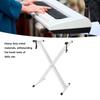 Double X Electronic Keyboard Stand for 54-88 Keys - Durable Non-Slip X Keyboard Stand for Digital Pianos - Height and Width Stand