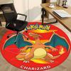1pc Pokemon Charizard Office Round Area Rug, Indoor Mat Suitable For Office, Under Office Chairs Bedroom Living Room Home Decor, Room Deco