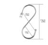 Yunox Stainless Steel Small of for Hanging Small Load Capacity 5kg S-Hook [Set 10] S-Hook Items, Anti-Slip, Approx.