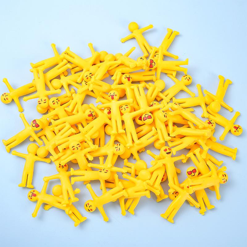 Yellow Villain Decompression Toy – Stretchable Mini Pinch Fun for Kids
