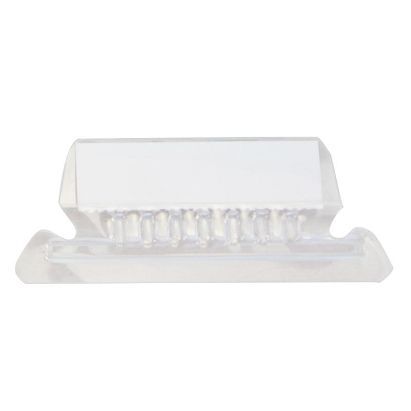 A4 Transparent Plastic Hanging File Folder with Clip Fastener