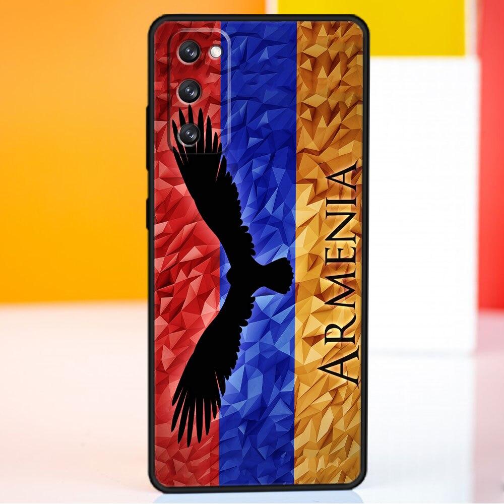 For Samsung Galaxy S20 FE 2022 S10e S22 Ultra 5G S21 Plus S8 S10 S9 S7 Armenia Armenians Flag Silicon Coque