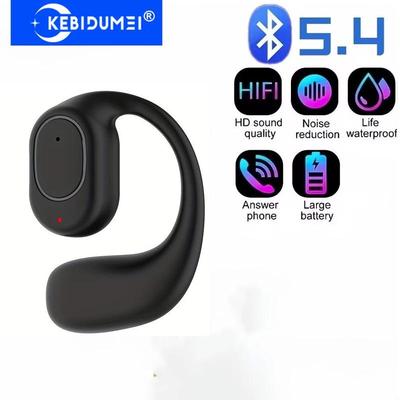 Bluetooth 5.4 Slúchadlá Bezdrôtové Slúchadlá s Ušným Klipom TWS Športové Slúchadlo HiFi Stereo Redukcia Šumu Náhlavná Súprava pre Smartfóny