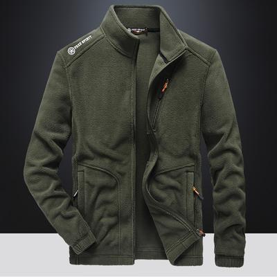 Outdoor Fleece Men's Polar Fleece Winter Wind Cardigan Jacket Jacket Jacket Men's Jacket