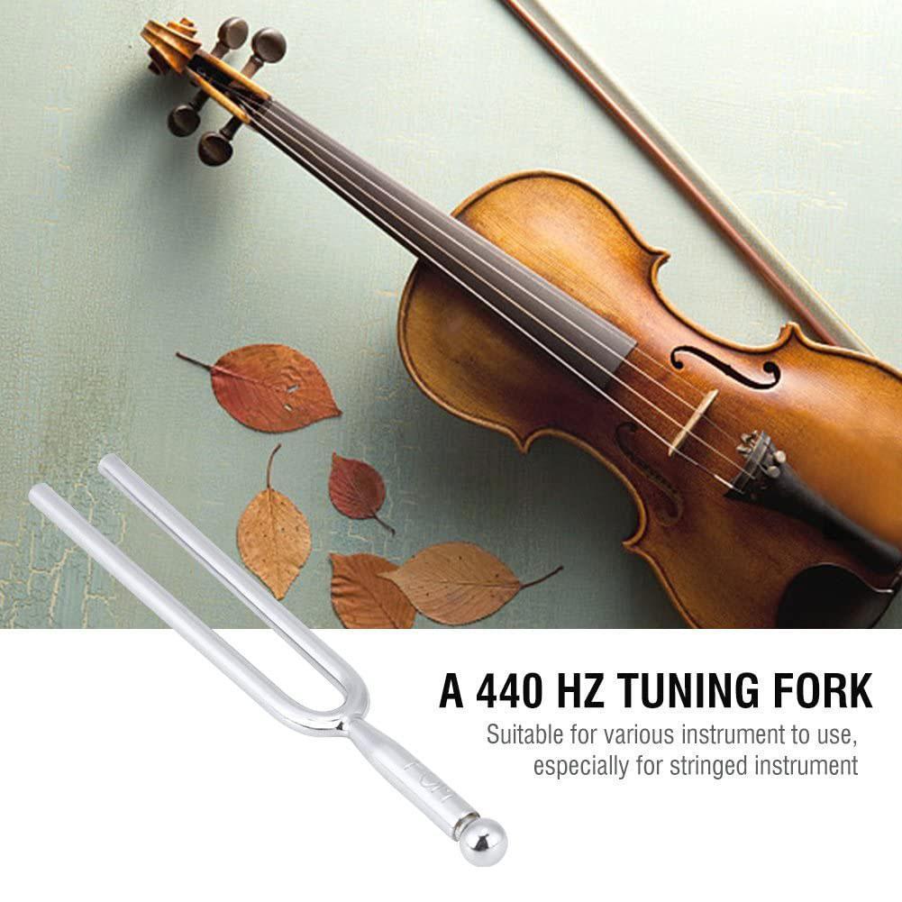 Ladicí vidlička laditelná 440 Hz tón A ocelová ladicí hudební nástroj pro housle kytaru ladička 120 mm ladicí vidlička P4W7