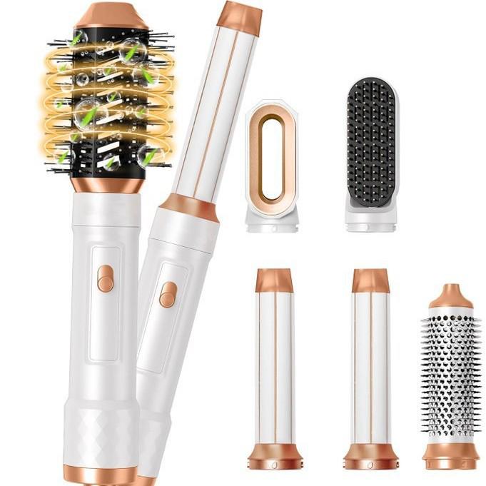 New Multi-Functional Brushless Hot Air Comb: Ionic Styler & Hair Dryer with Automatic Suction