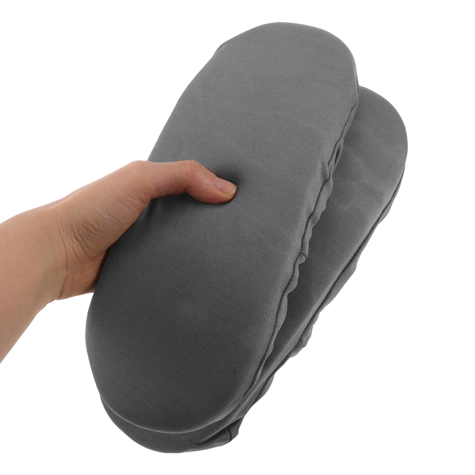 

A Pair of Office Chair Armrest Pads Memory Foam 10.41 X 3.93 X 1.38 in Grey Universal Fit for Desk Gaming Chair Ergonomic