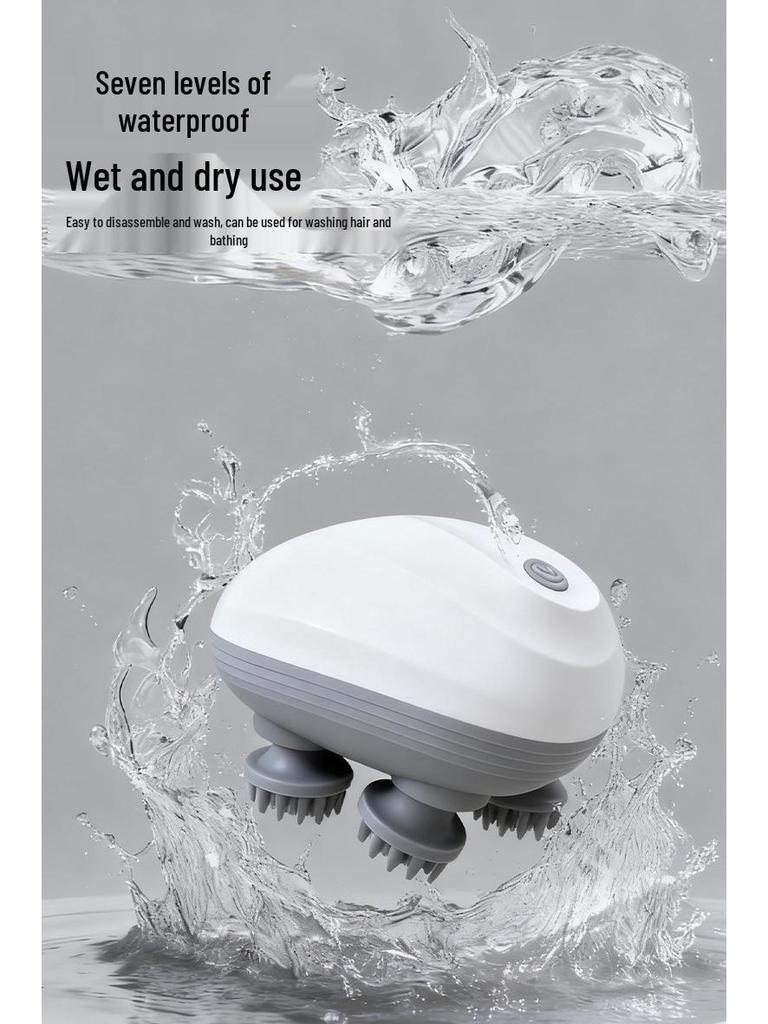 Pet Smart Waterproof Multi-functional Cat Massager