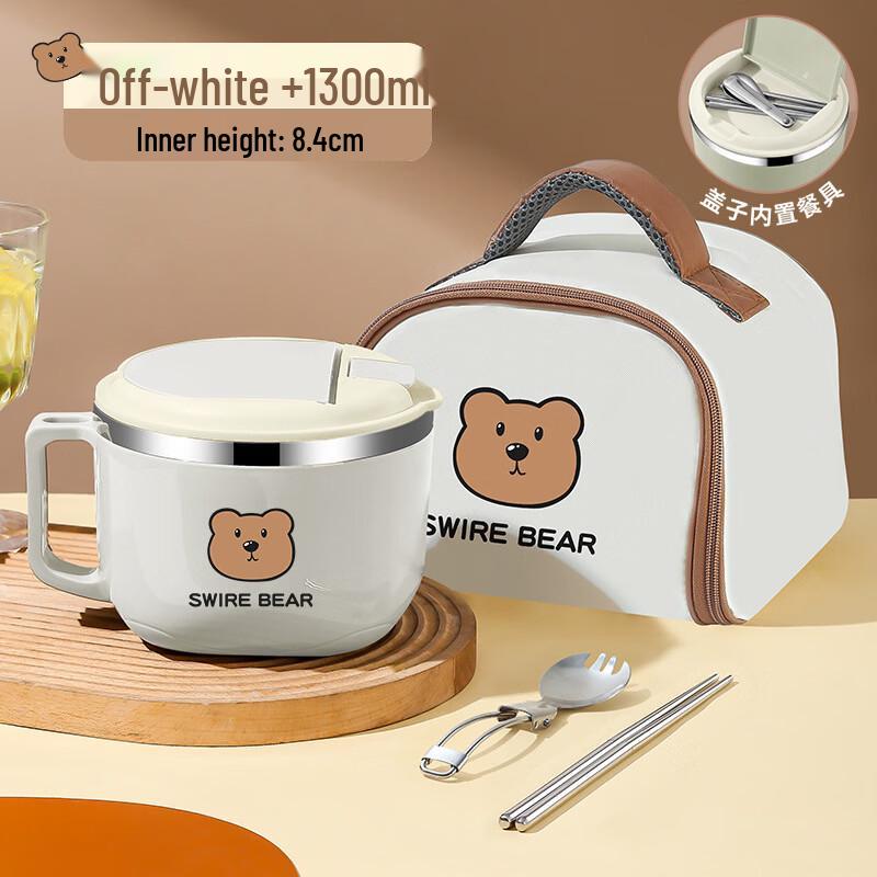 Wutuo Stainless Steel Lunch Box and Noodle Bowl Set