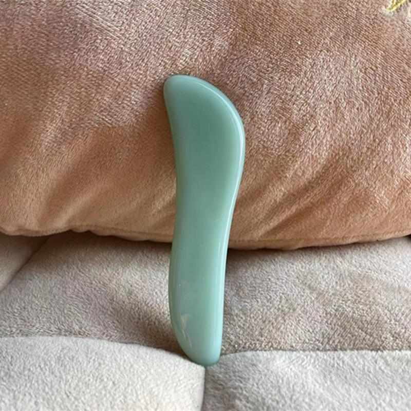 Natural Jade S-Shape Scraping Board Rose Quartz Obsidian Gua Sha Massager Spa Acupuncture  Facial Lifting Skin Care Beauty Tool