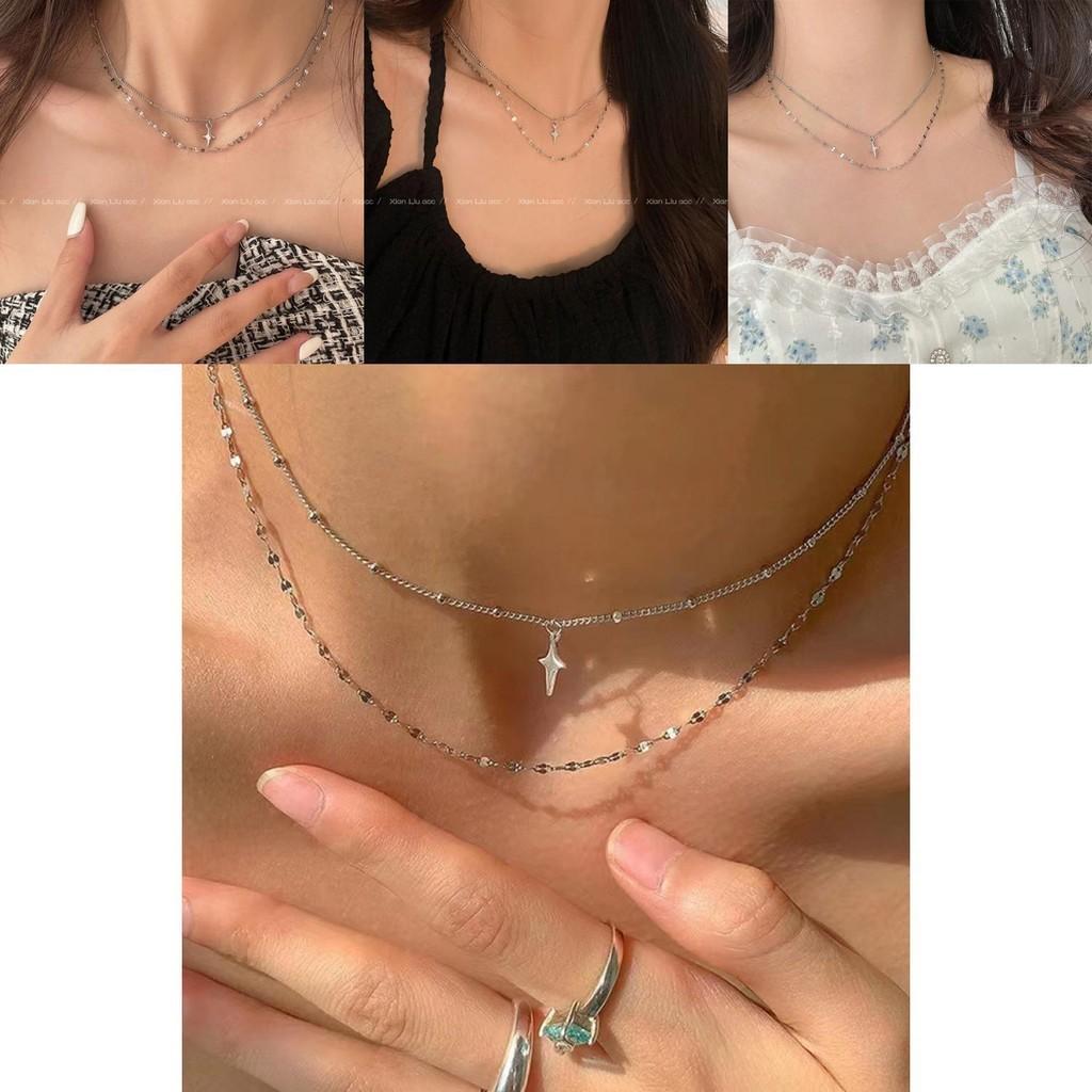 2022 New Arrival European And American Titanium Steel Necklace For Women Cool And Minimalist Lock Clavicle Chain