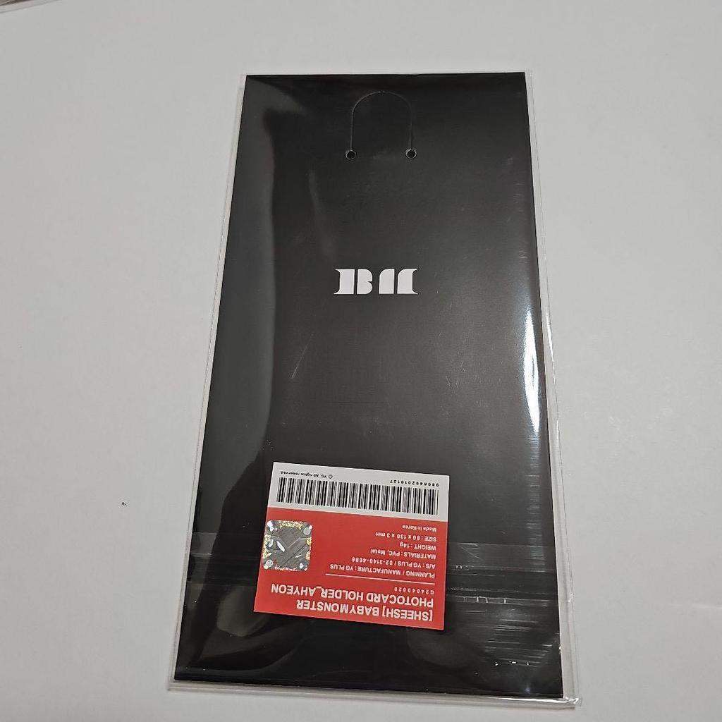 [USED] BABYMONSTER Asa AHYEON Trading Card Holder Trading Card Case