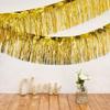 30*200cm Tassels Fringes Banner Shiny Rain Silk Curtain New Garland Curtain  For Wedding Birthday