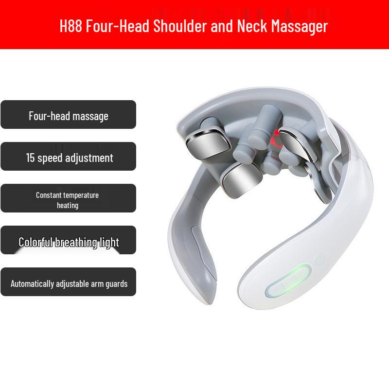 

Интеллектуальный массажер для шеи и плеч с импульсной терапией и теплом English Version