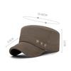 Bavlněné vojenské kšiltovky pro muže Klobouk jaro podzim výšivka Outdoor Flat Cap Trucker Snapback Baseball Cap Visors Klobouk Four Seasons