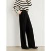 Gejin Women's High-Waist Straight-Leg Casual Trousers