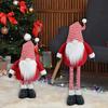 Nordic Santa Claus Striped Telescopic Faceless Doll Christmas Decoration