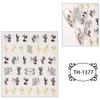 New Year Nail Art Stickers Bronzing Year of the Dragon Chinese Style Mahjong Cartoon Nail Stickers Decoration