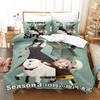 Fashion SPY×FAMILY Anime Bedding Set Single Twin Full Queen King Size Bed Set Kids Bedroom Duvetcover Sets Bed Sheet Set