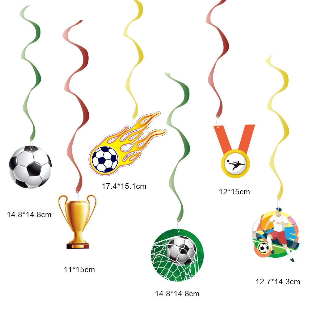 World Cup Birthday Party Decorations: Banners, Spirals, and Cake Toppers