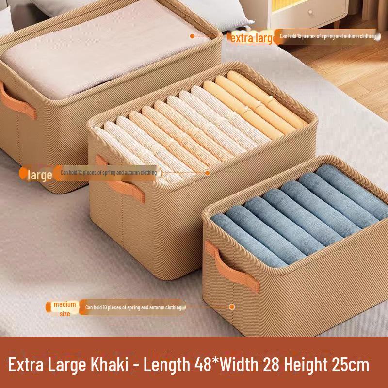 Гардеробный органайзер для многослойной одежды - складная корзина для хранения Extra large length 48width 28height 25cm 860₽