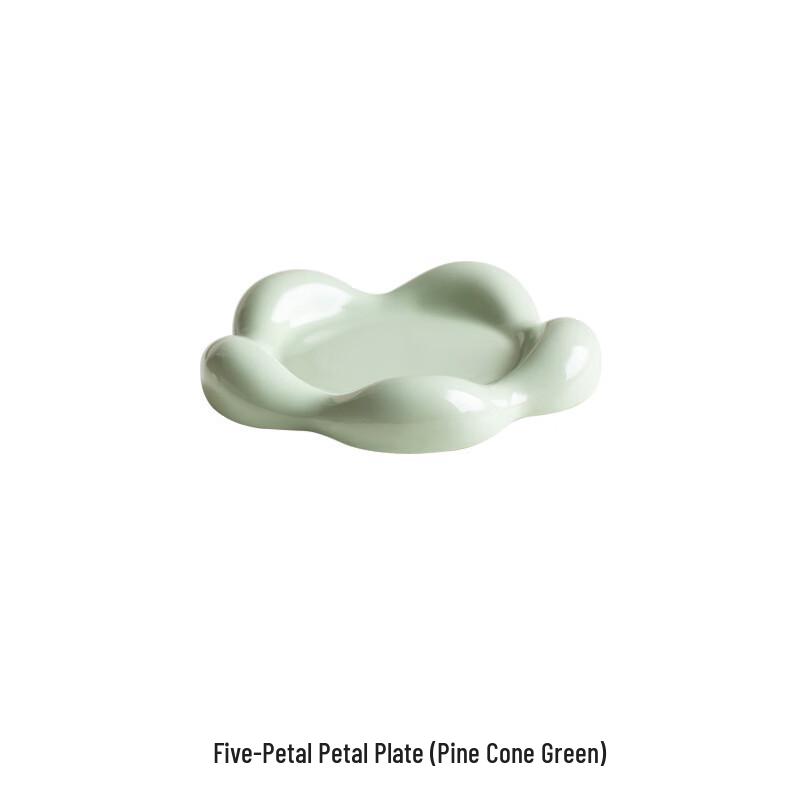 Керамическая фруктовница Wutuo с пятью лепестками