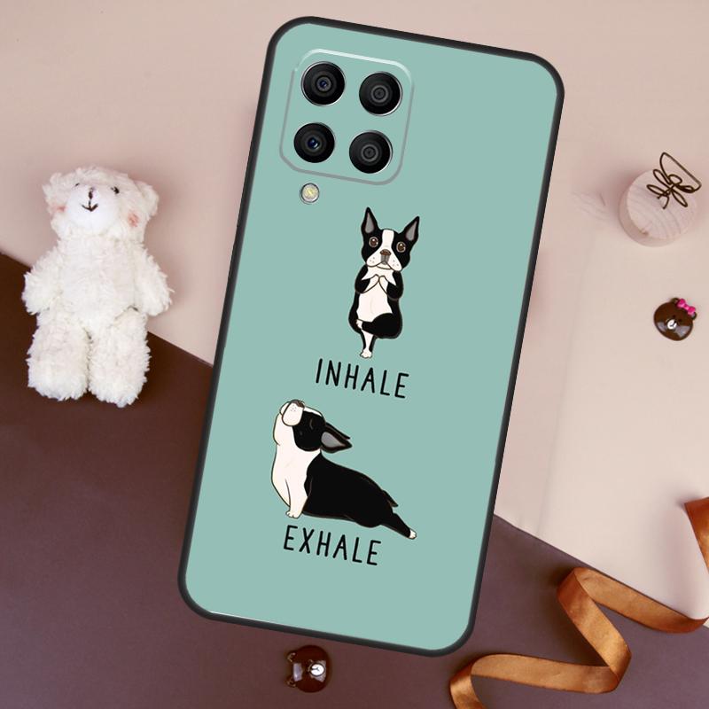 Boston Terrier Dog Case For Samsung Galaxy M32 M52 M14 M54 M13 M33 M53 M56 M36 M16 M31 M11 M12 M35 M55 M15 M06