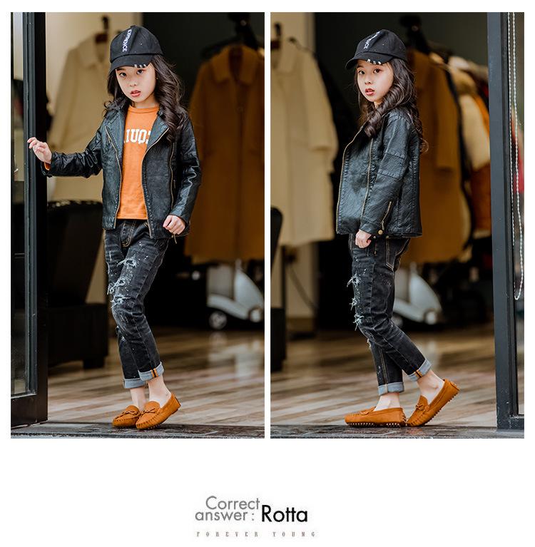 2023 Spring Kids' Bean Shoes: Girls' Casual & Boys' Fashion Student Footwear with Tendon Soles