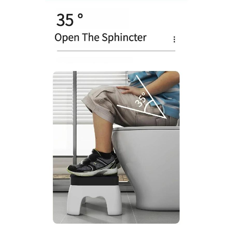 Household Toilet Squatting Stool Removable Non-slip Adult Toilet Seat Portable Thickened Foot Step Stool Bathroom Accessories