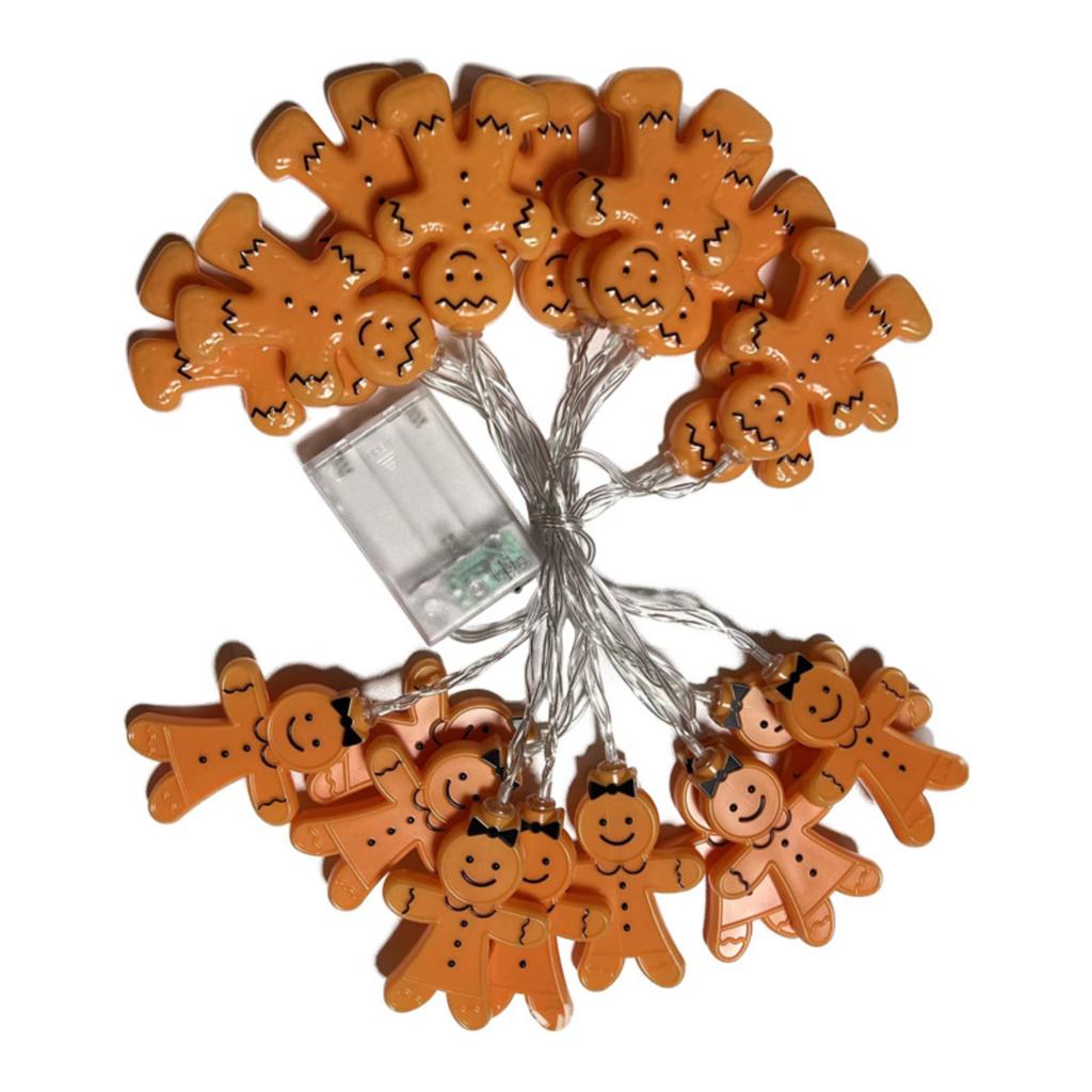 Christmas Festive Atmosphere Decoration Led String Lights, Small Lights, Children'S Cartoon Pendants, Colored Light Strings