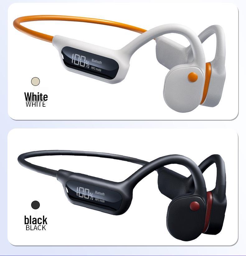 X10 Bone Conduction Bluetooth Over-Ear Headphones: Large Battery, Pro Sports & Swimming