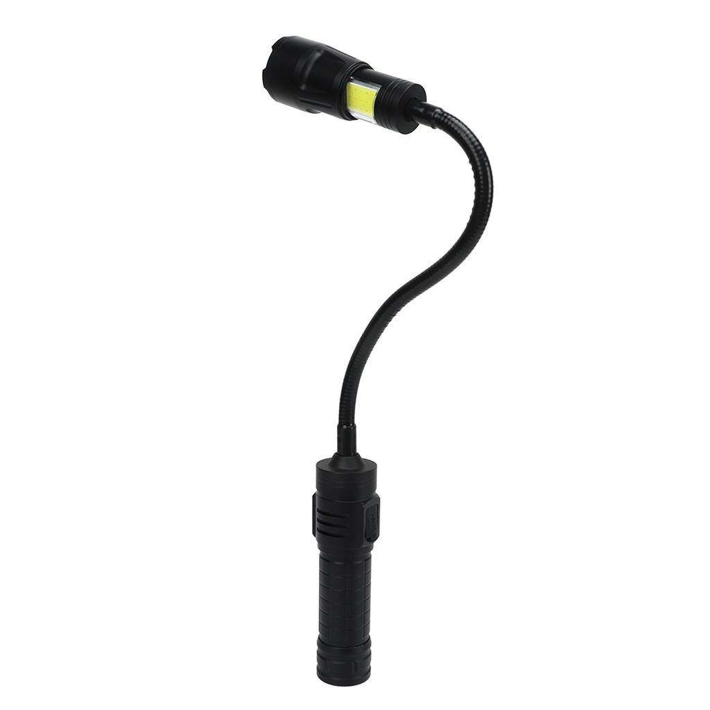 1000LM LED Work Light Magnetic Flexible LED Flashlight TYPE C Zoomable Torch Light with COB Side Light