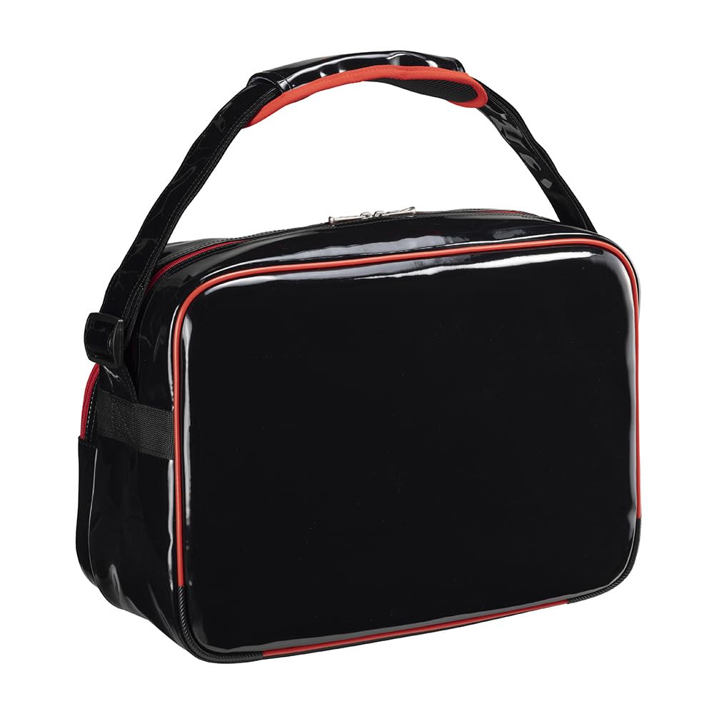 Mizuno Enamel Black X for Club and Shoulder Bag Bag, 33JSB212, Red, Sports, Activities, School,
