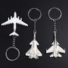Zinc Alloy Military Aircraft Model Keychain