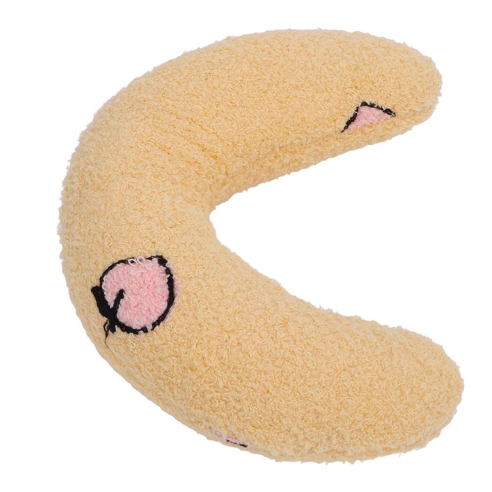 3pcs Machine Washable Pet Neck Pillow Plush Fluffy Calming Pillow Fluffy U Shaped Pillow  For Pets