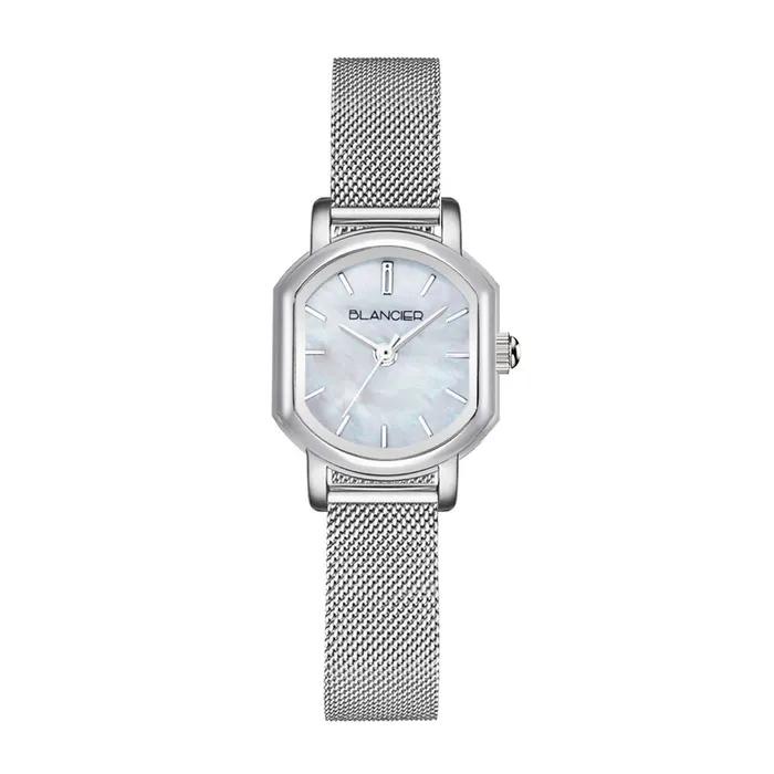Ciel Mother-of-Pearl Mesh BW20925L-WMWM Square Women's Metal Watch