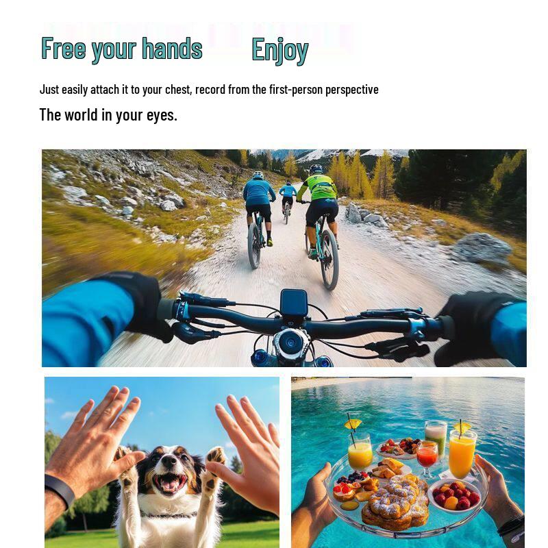 Anti-Shake HD Action Camera for Cycling, Travel, Scooter, and Motorcycle